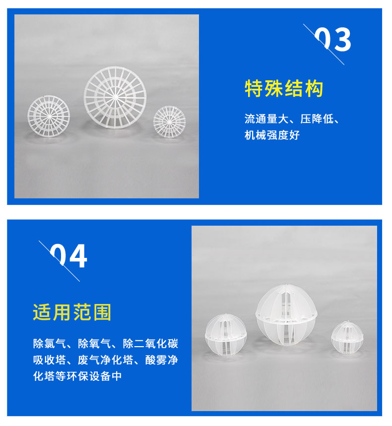 噴淋塔pp多面空心球 噴淋塔pp多面空心球